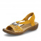 detail Dámské sandály RIEKER 608B9-68 žlutá S4