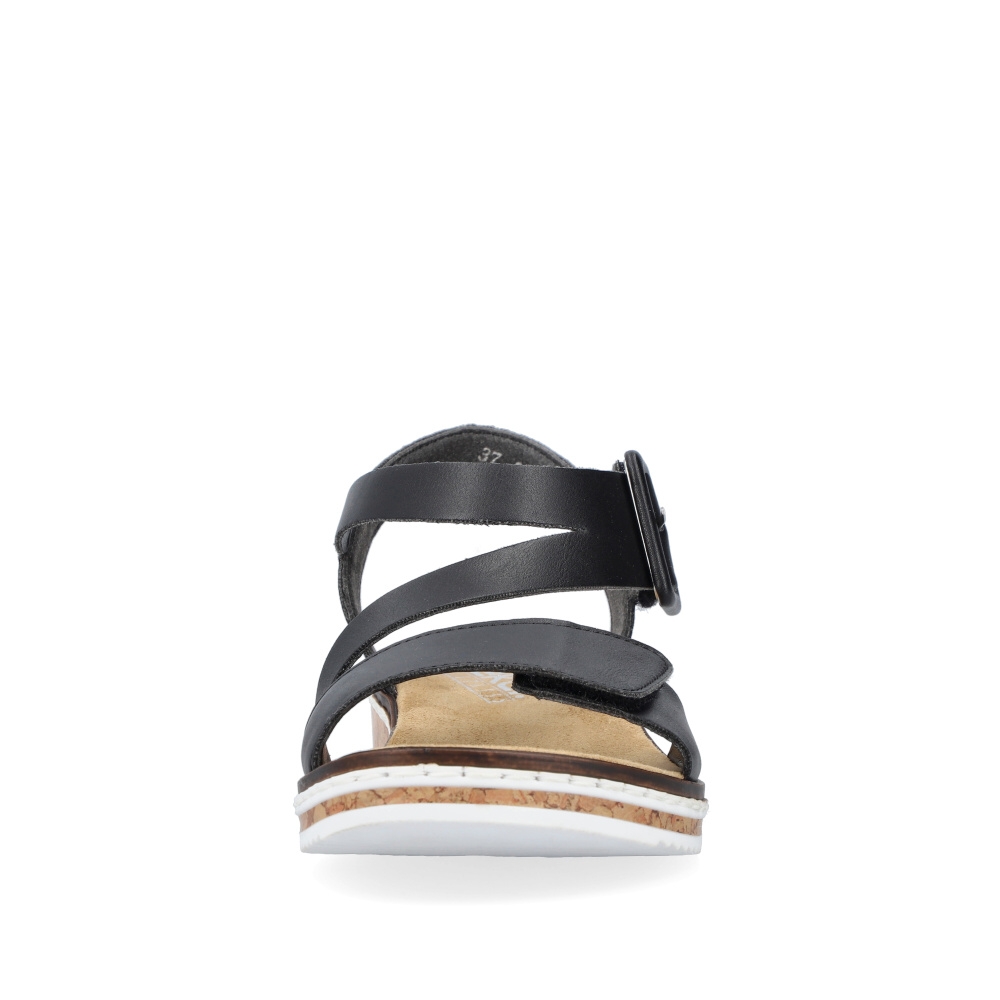 detail Dámské sandály RIEKER V3660-02 černá S4
