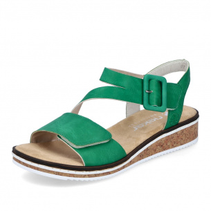 Dámské sandály RIEKER V3660-54 zelená S4