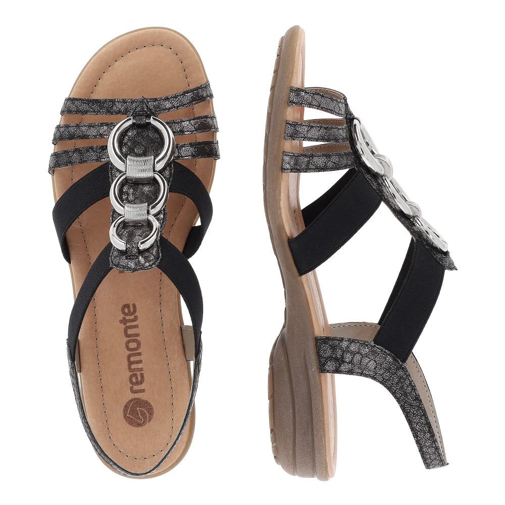 detail Dámské sandály REMONTE R3605-02 černá S4