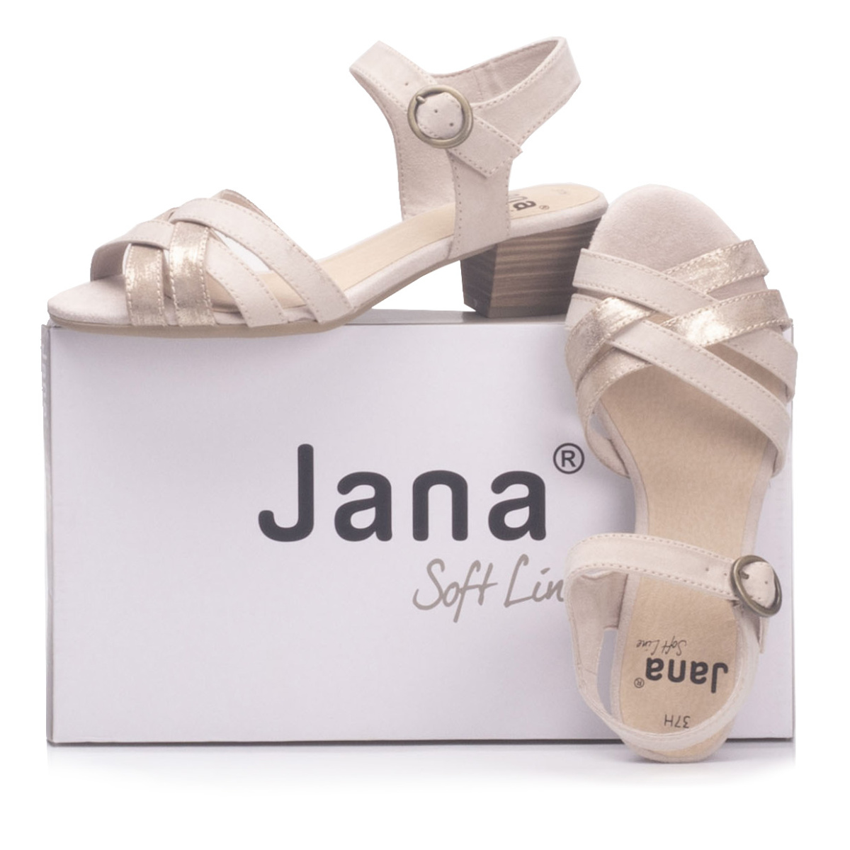 detail Dámské sandály JANA 8-8-28260-24 BEIGE 400 S0
