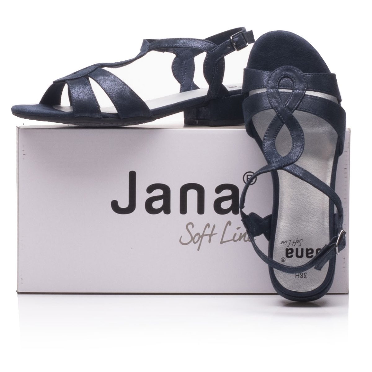 detail Dámské sandály JANA 8-8-28262-24 NAVY METALLIC 897 S0