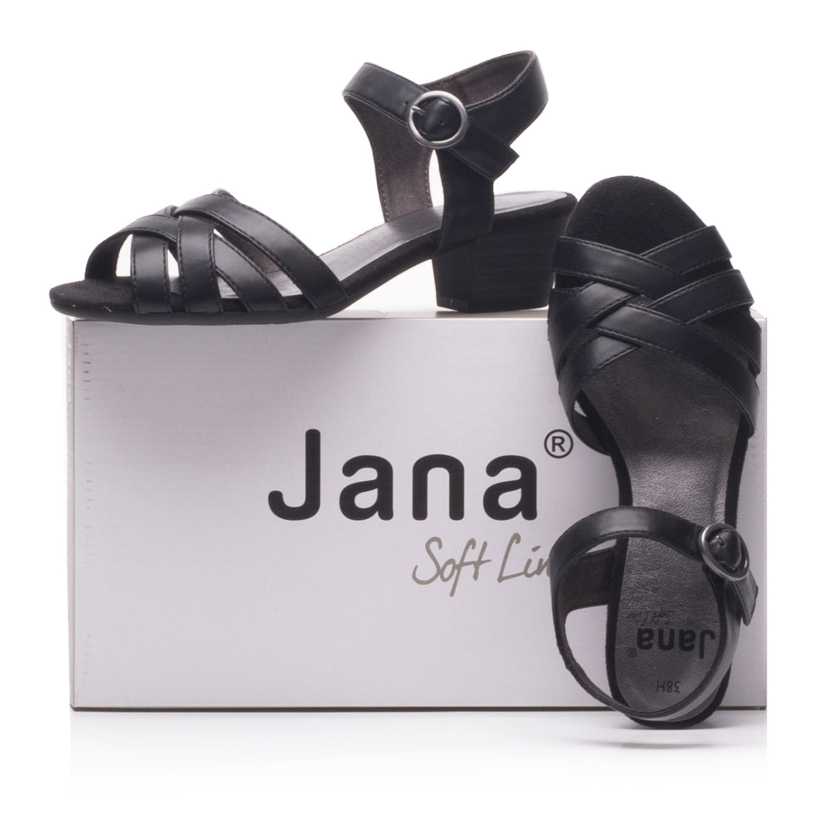 detail Dámské sandály JANA 8-8-28268-24 BLACK 001 S0