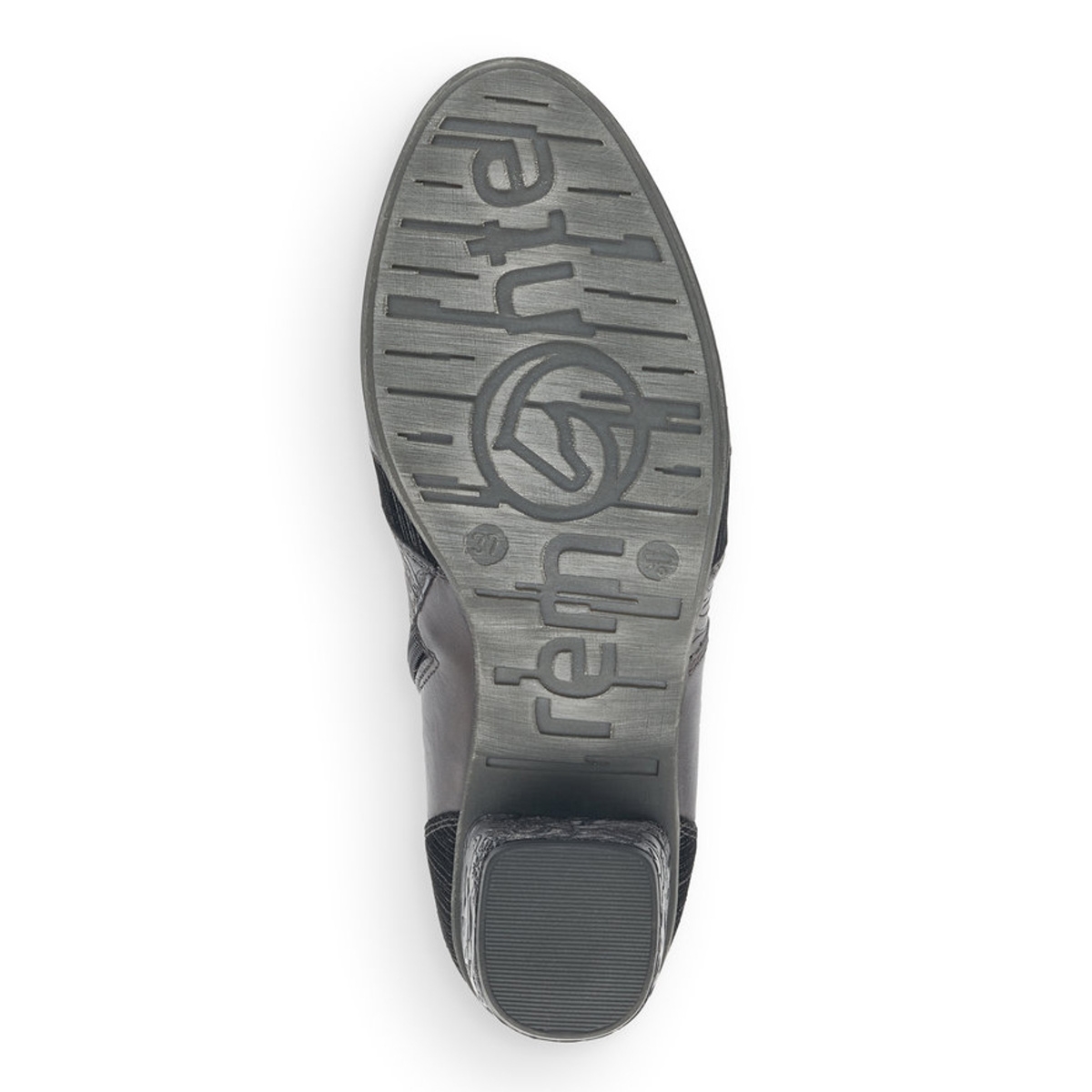 detail Dámská kotníková obuv REMONTE D5470-45 šedá W2