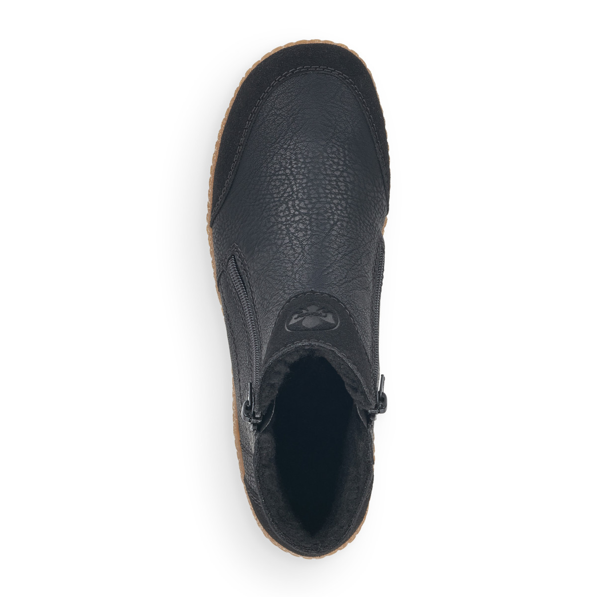 detail Dámská kotníková obuv RIEKER L7582-00 černá W2