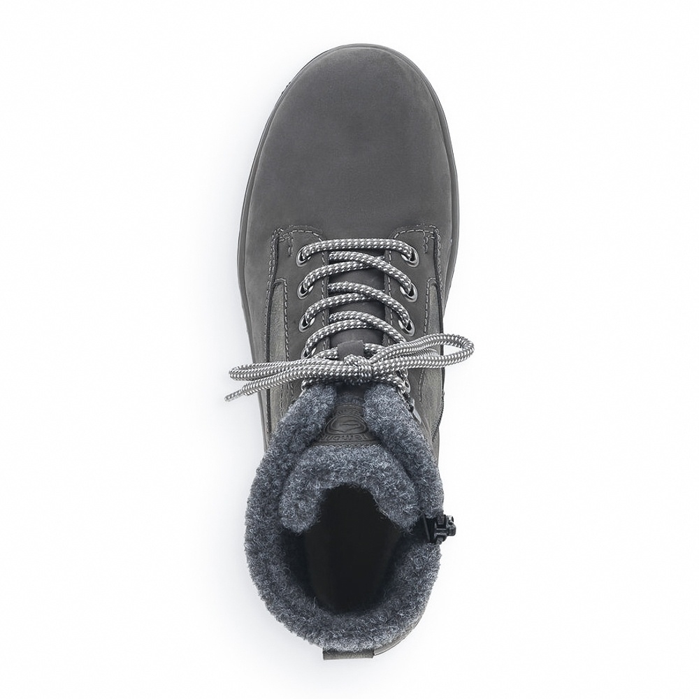 detail Dámská kotníková obuv REMONTE R8477-45 šedá W2