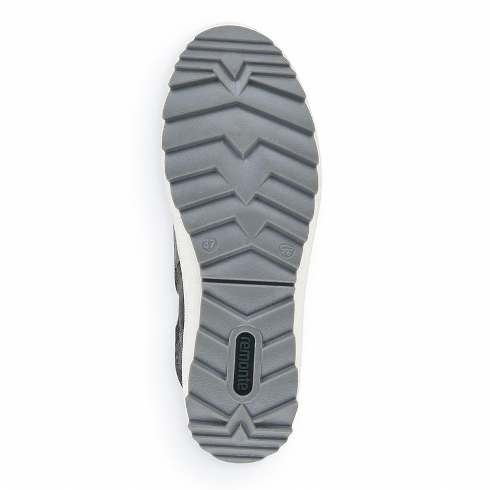 detail Dámská kotníková obuv REMONTE R8477-45 šedá W3