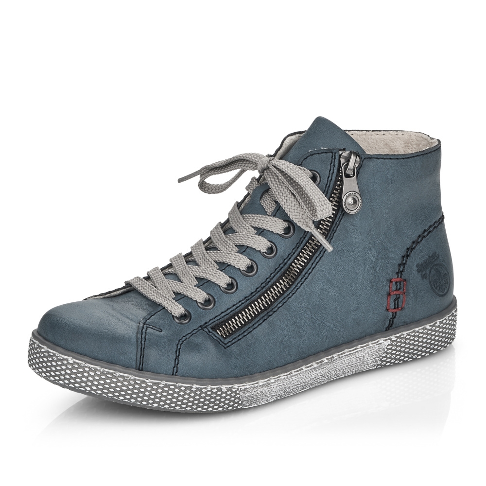 detail Dámská kotníková obuv RIEKER Z1221-14 modrá W1