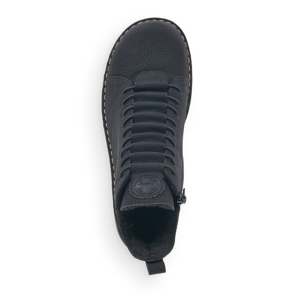 detail Dámská kotníková obuv RIEKER 73333-00 černá W2
