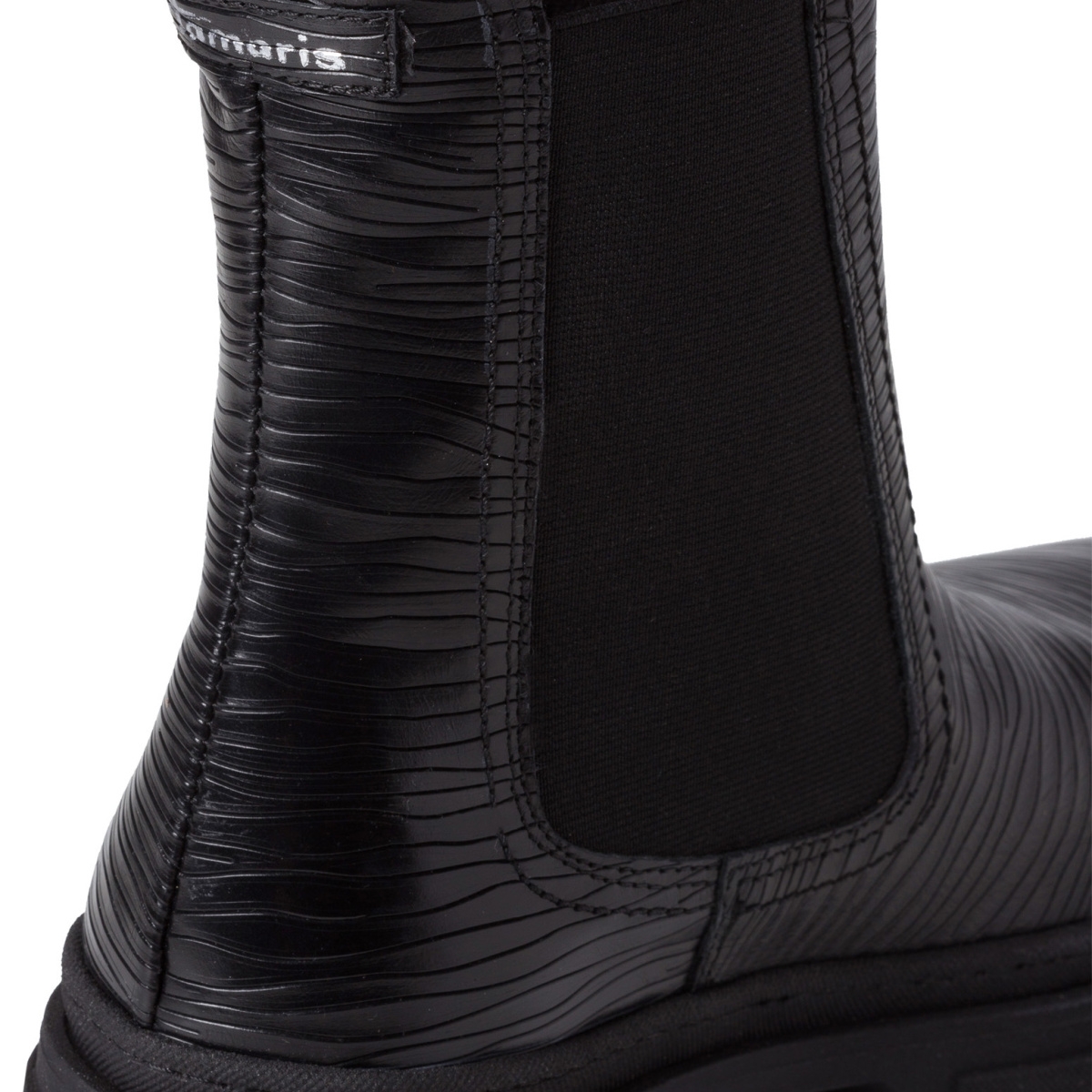 detail Dámská kotníková obuv TAMARIS 25901-27-005 černá W1