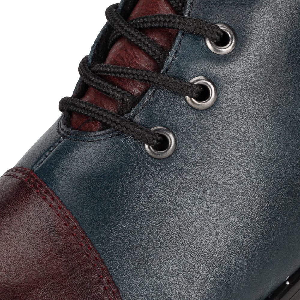 detail Dámská kotníková obuv RIEKER 77816-35 modrá W2