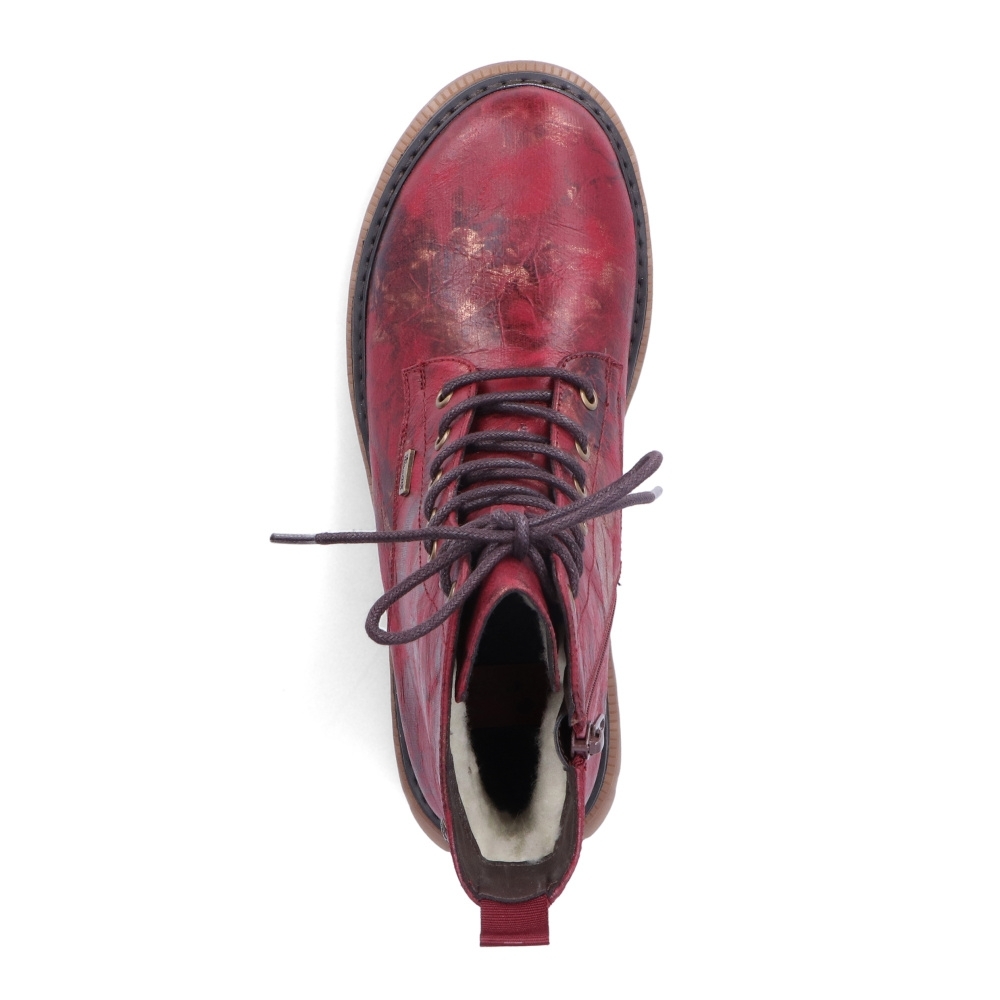 detail Dámská kotníková obuv RIEKER 92810-35 červená W2