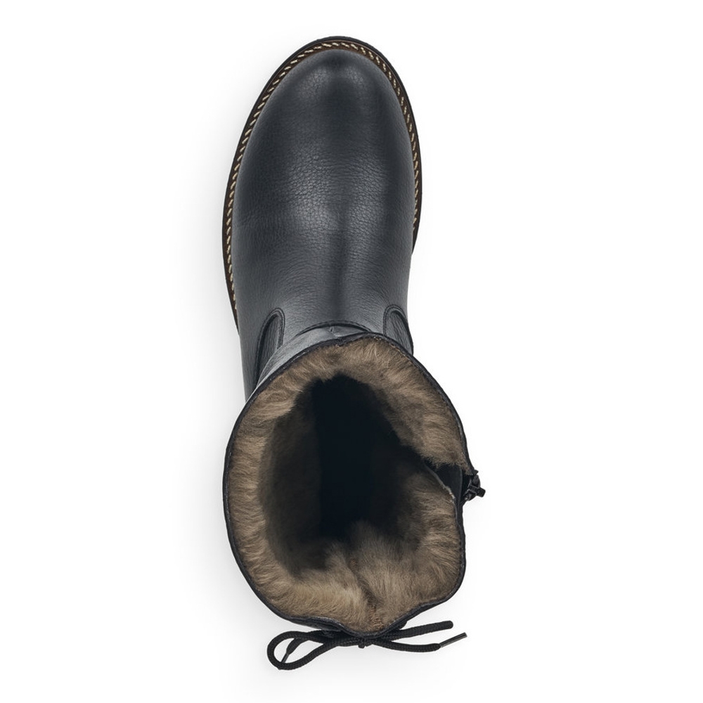 detail Dámská kotníková obuv REMONTE D8477-01 černá W3