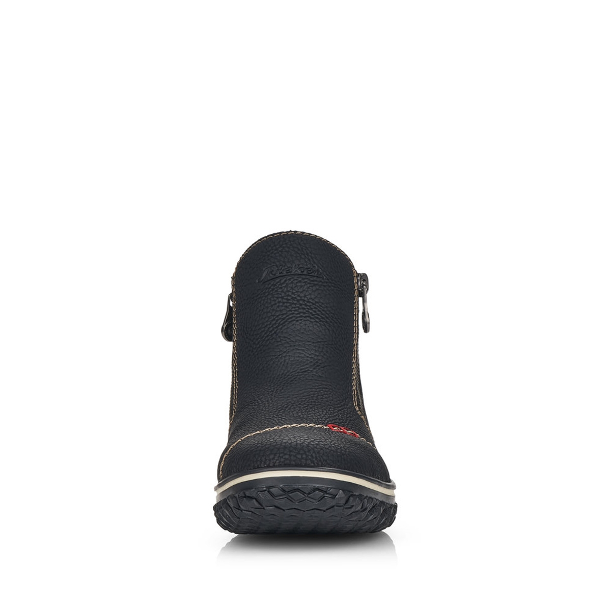 detail Dámská kotníková obuv RIEKER L4270-00 černá W3