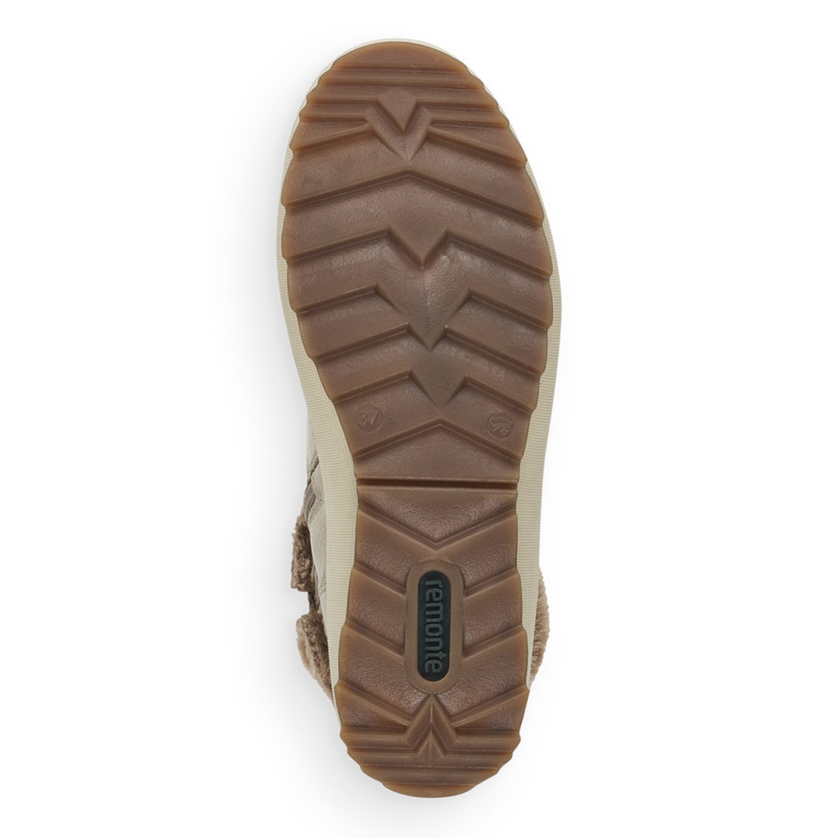 detail Dámská kotníková obuv REMONTE R8477-60 béžová W3