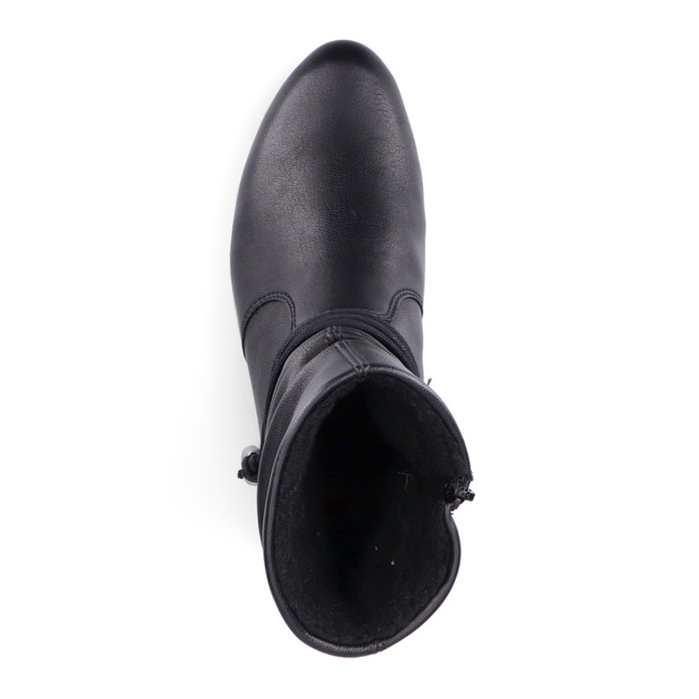 detail Dámská kotníková obuv RIEKER Y17R2-00 černá W3