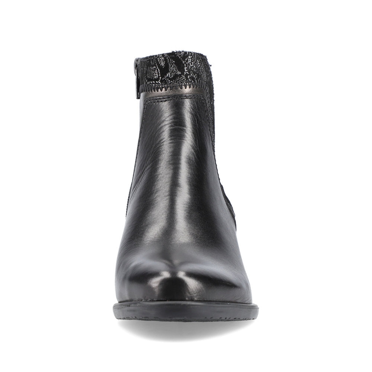detail Dámská kotníková obuv RIEKER Y2063-00 černá W2