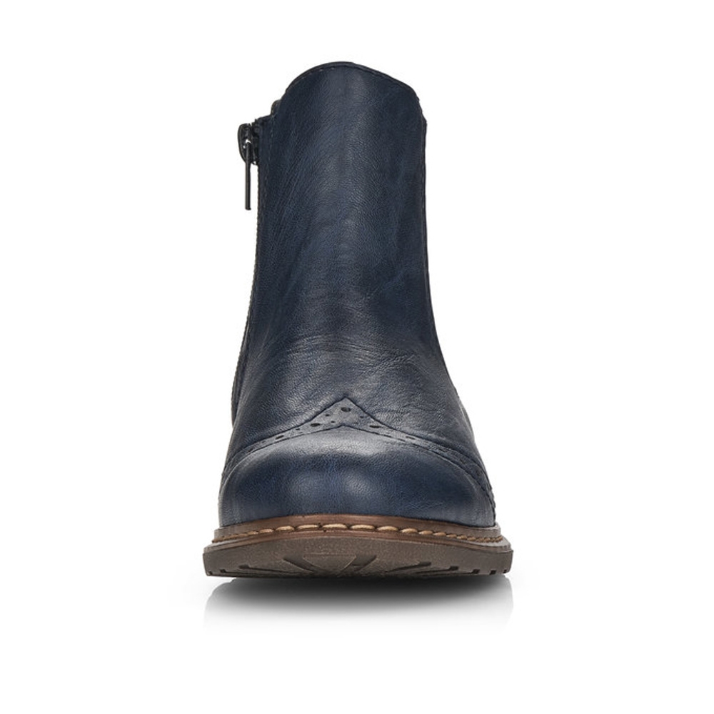 detail Dámská kotníková obuv RIEKER 71072-14 modrá W3