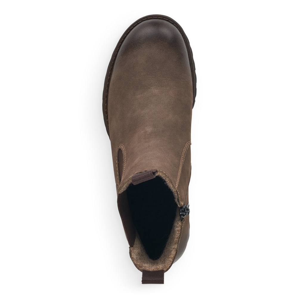detail Dámská kotníková obuv RIEKER 78578-25 hnědá W1