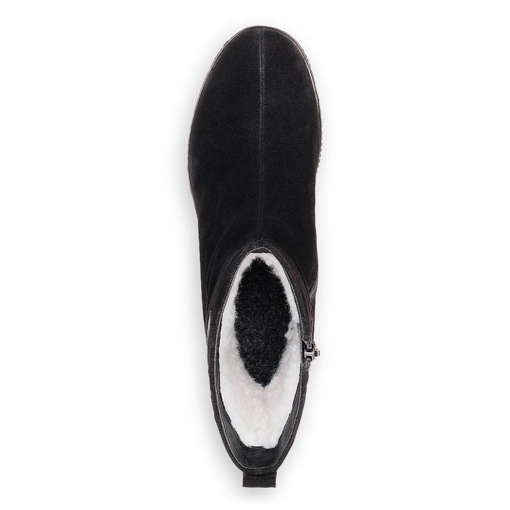 detail Dámská kotníková obuv RIEKER 93370-00 černá W2