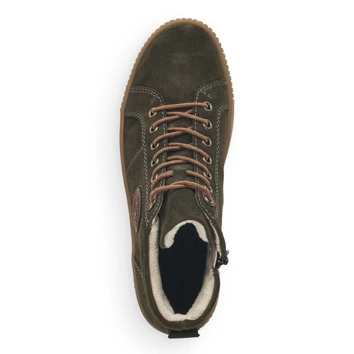 detail Dámská kotníková obuv REMONTE R7992-54 zelená W2