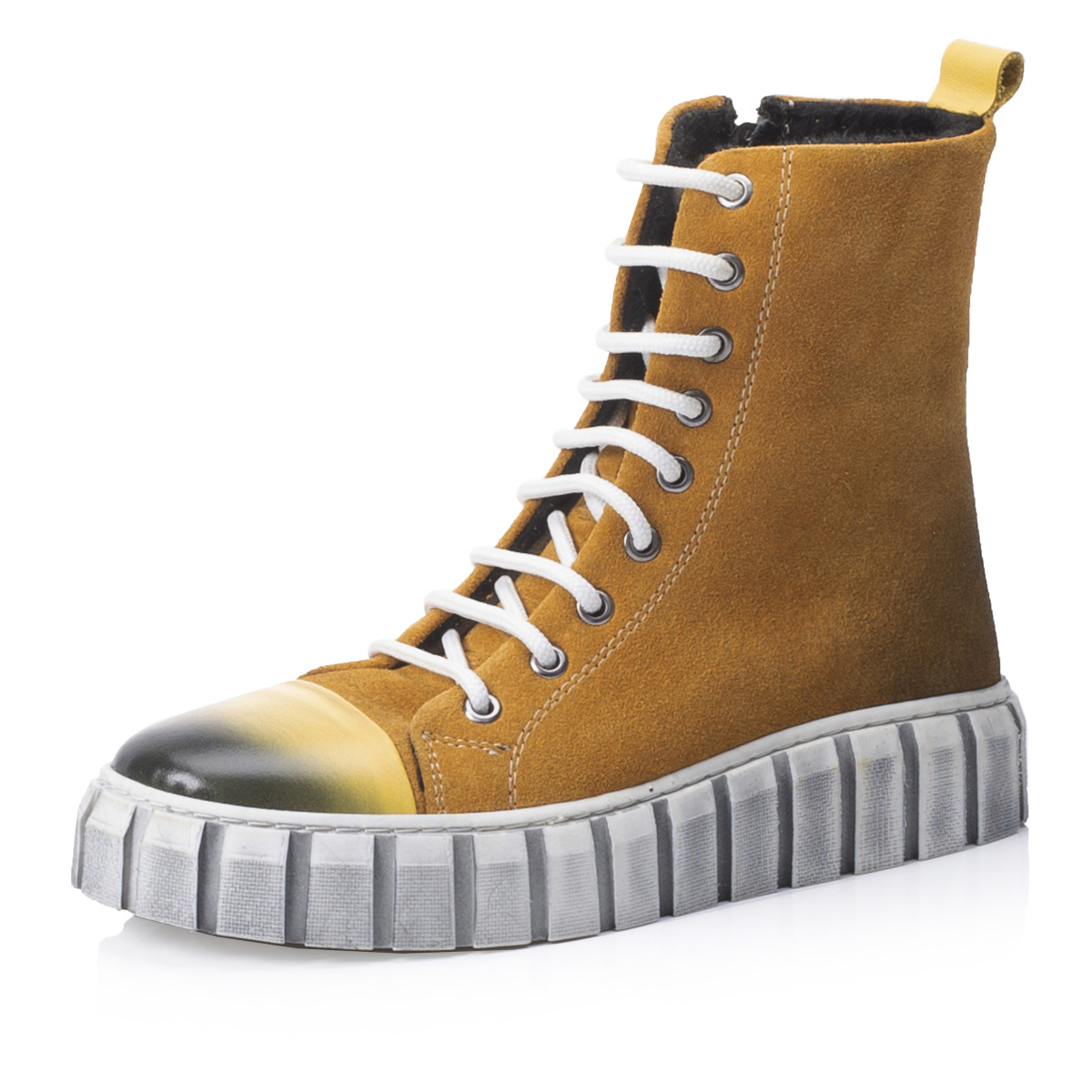 detail Dámská kotníková obuv IBERIUS 0226-661S žlutá W1