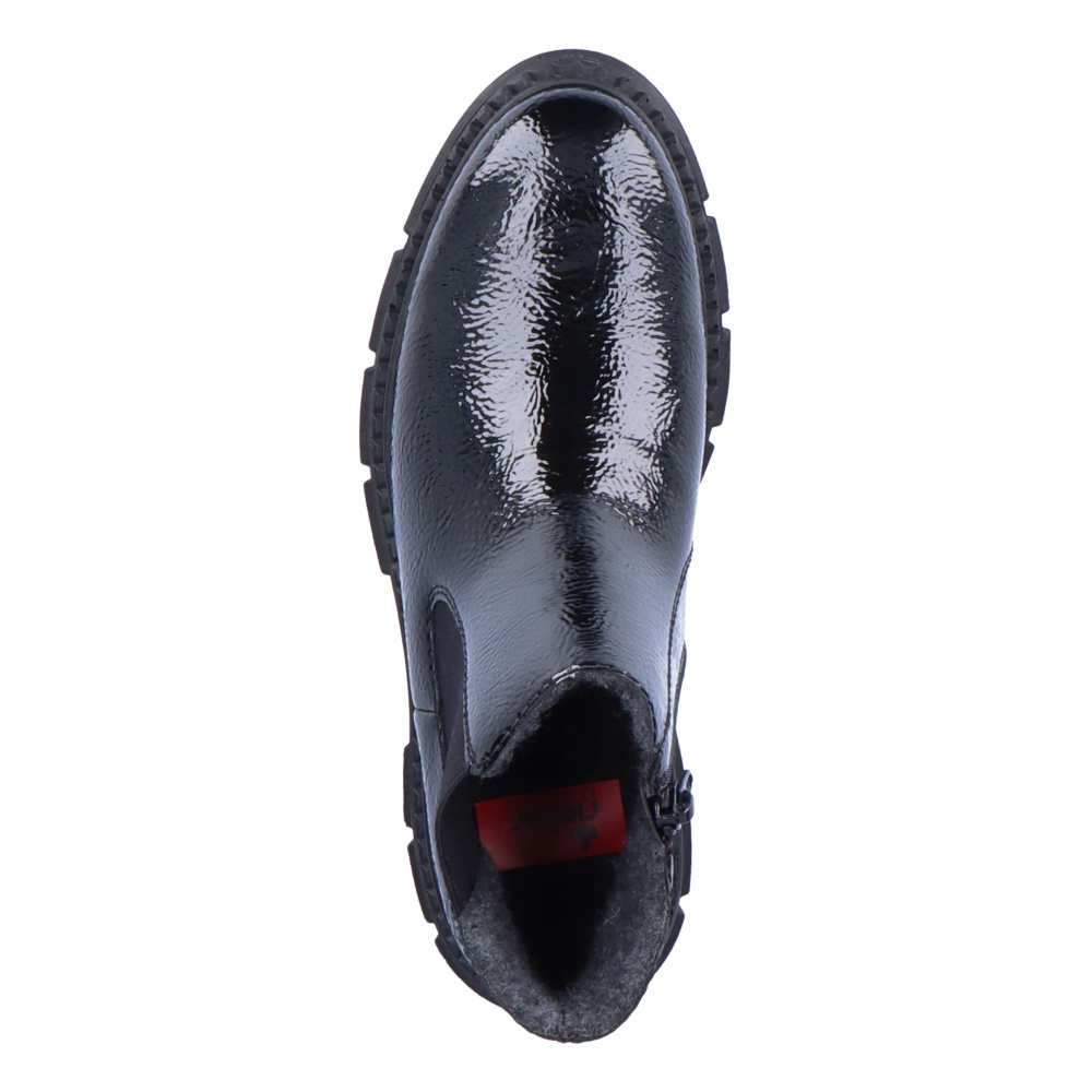 detail Dámská kotníková obuv RIEKER M3854-02 černá W2