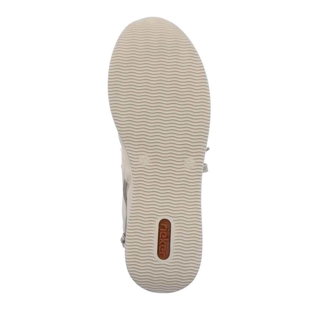 detail Dámská kotníková obuv RIEKER N4508-60 béžová W2