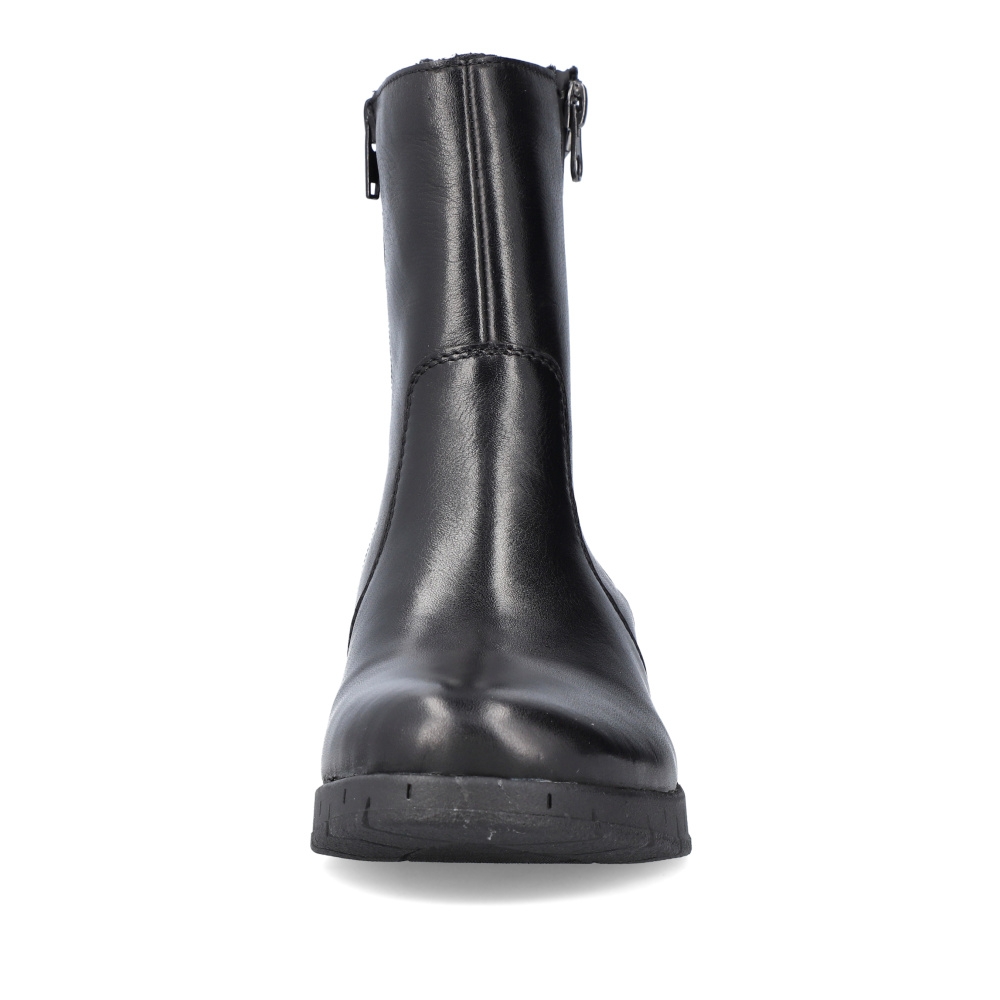 detail Dámská kotníková obuv RIEKER Y1364-01 černá W2