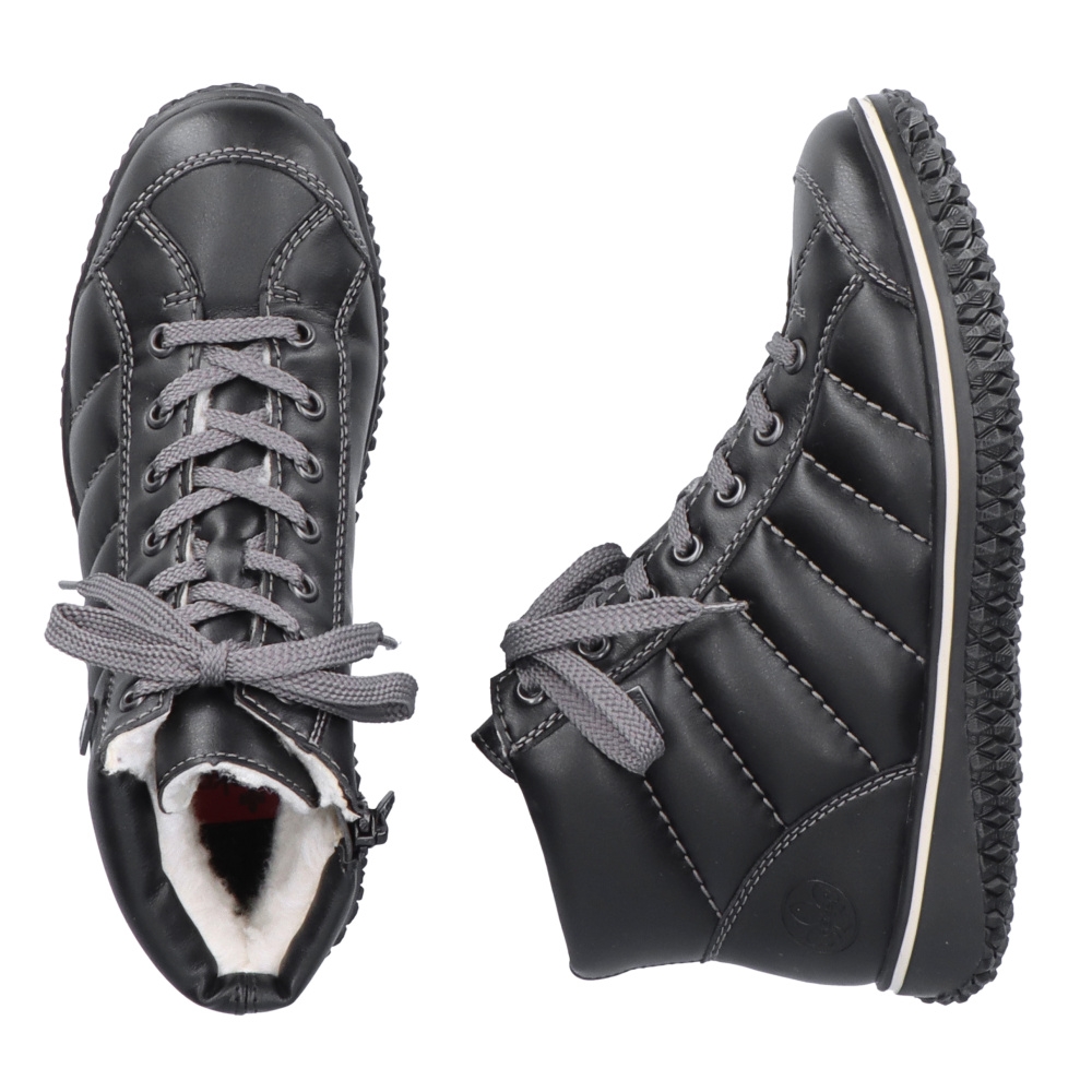detail Dámská kotníková obuv RIEKER Z4215-00 černá W2