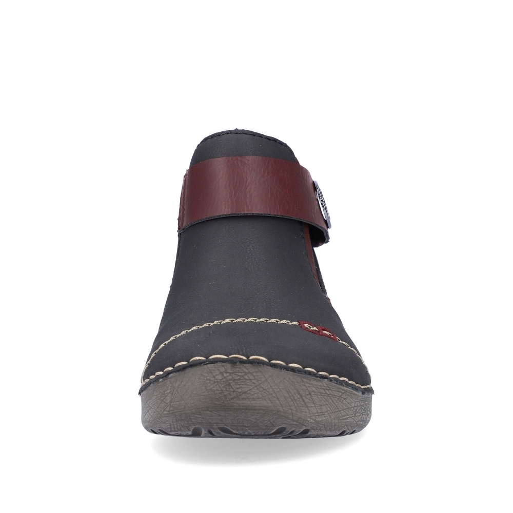 detail Dámská kotníková obuv RIEKER 52578-00 černá W2