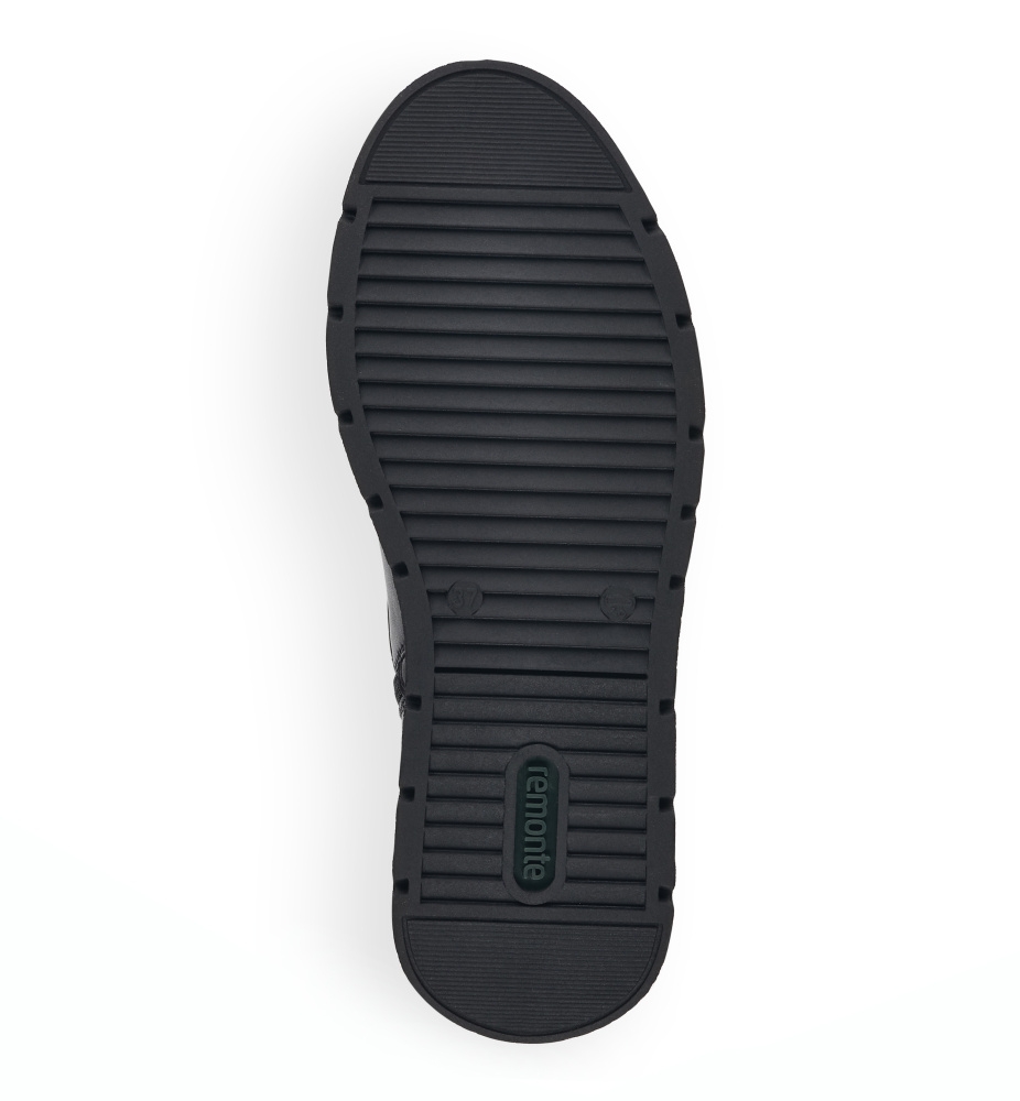 detail Dámská kotníková obuv REMONTE D3977-01 černá W2