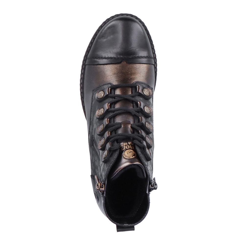 detail Dámská kotníková obuv REMONTE D4391-02 černá W3