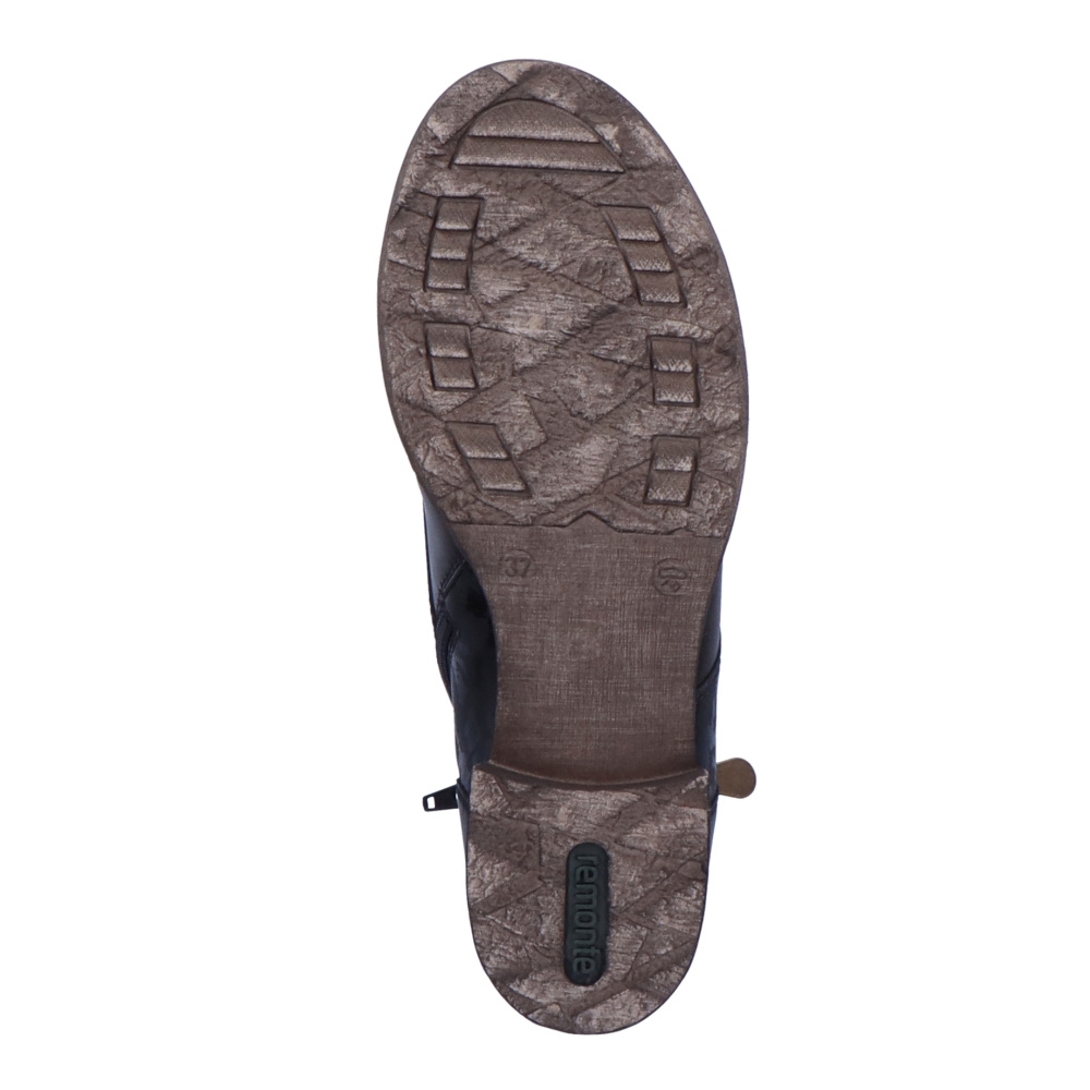 detail Dámská kotníková obuv REMONTE D4391-02 černá W3