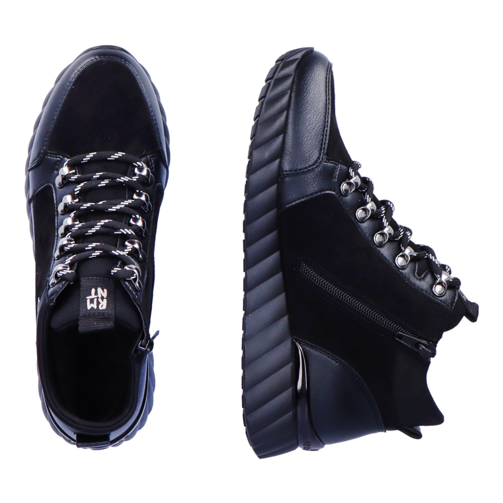 detail Dámská kotníková obuv REMONTE D5978-03 černá W2