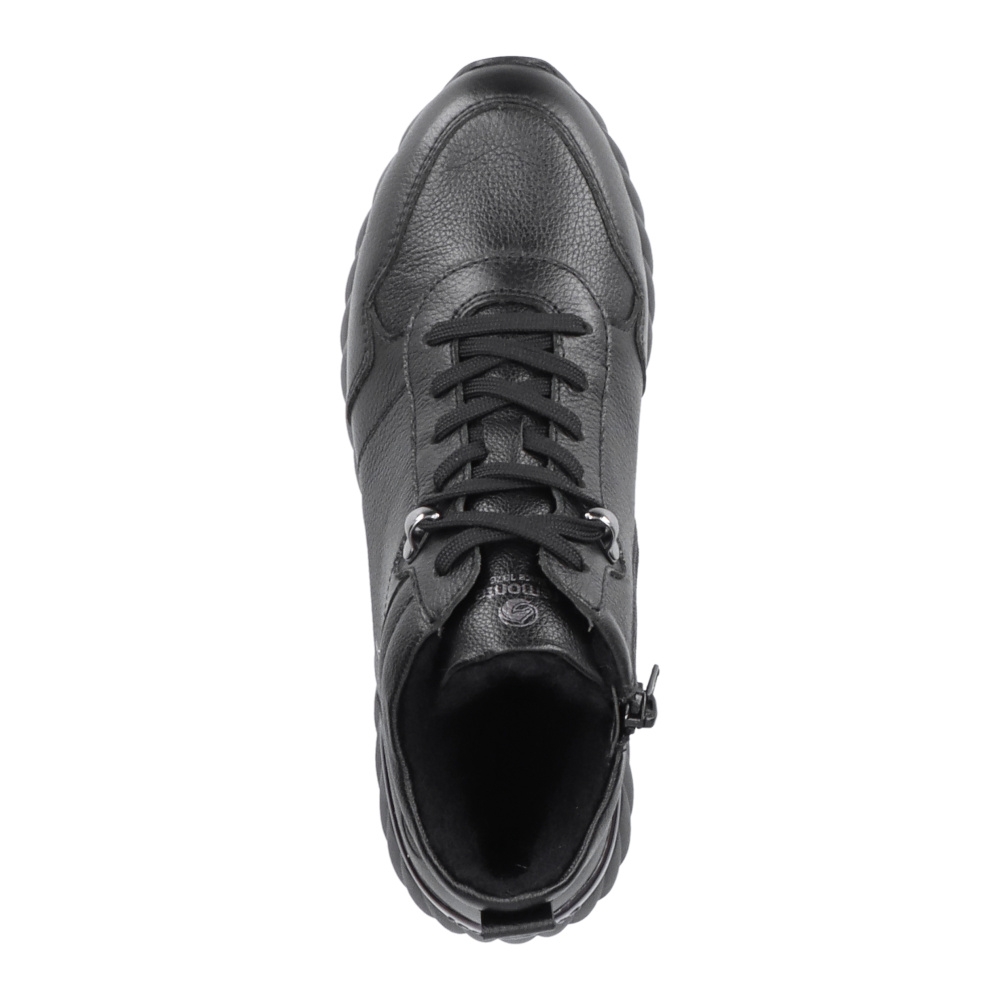 detail Dámská kotníková obuv REMONTE D5981-01 černá W3