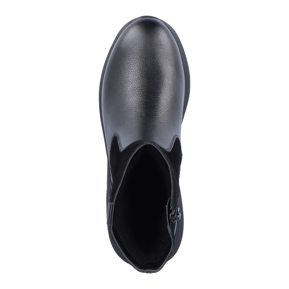 detail Dámská kotníková obuv REMONTE D6681-01 černá W2