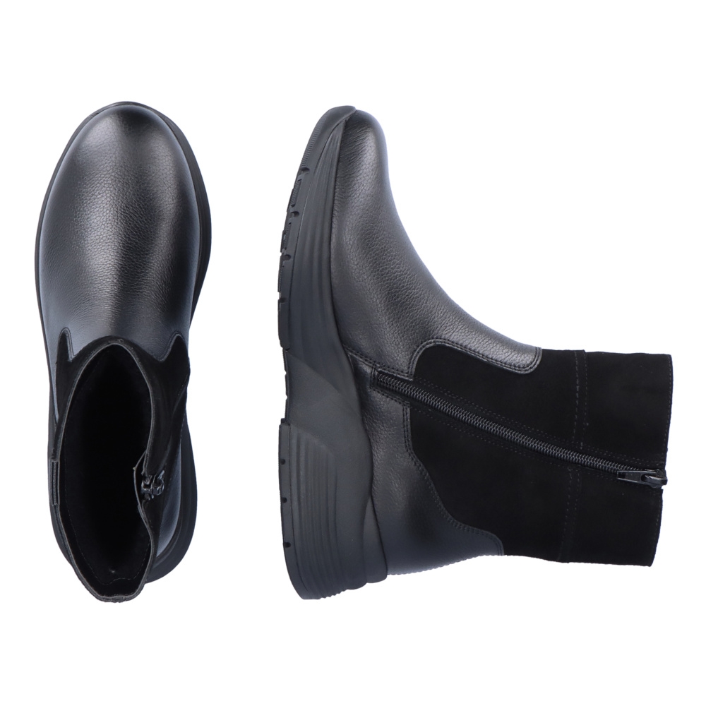 detail Dámská kotníková obuv REMONTE D6681-01 černá W2