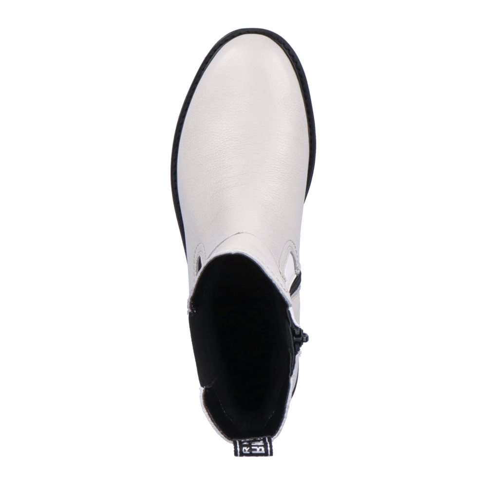 detail Dámská kotníková obuv REMONTE D8694-80 bílá W2