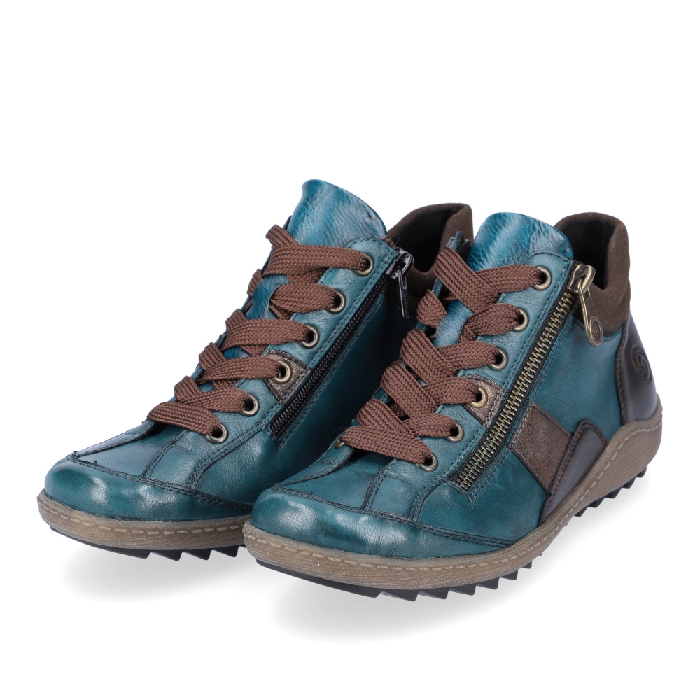 detail Dámská kotníková obuv REMONTE R1481-12 modrá W2
