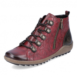 Dámská kotníková obuv REMONTE R1488-35 červená W2