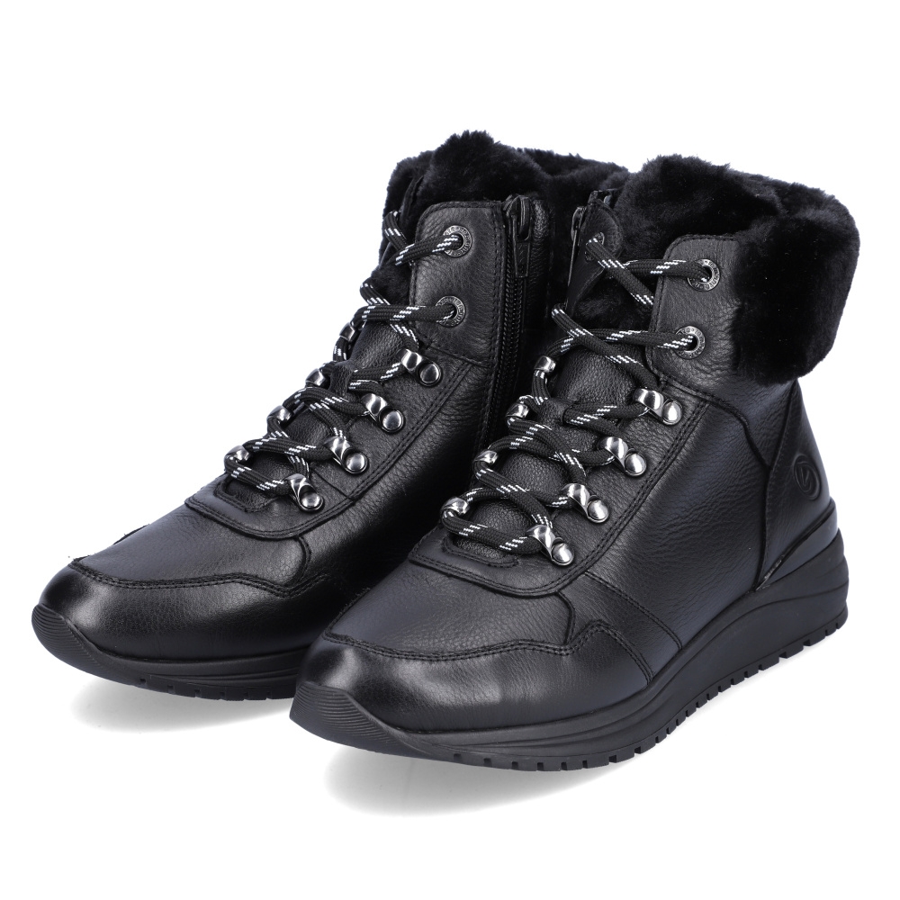 detail Dámská kotníková obuv REMONTE R3773-01 černá W2