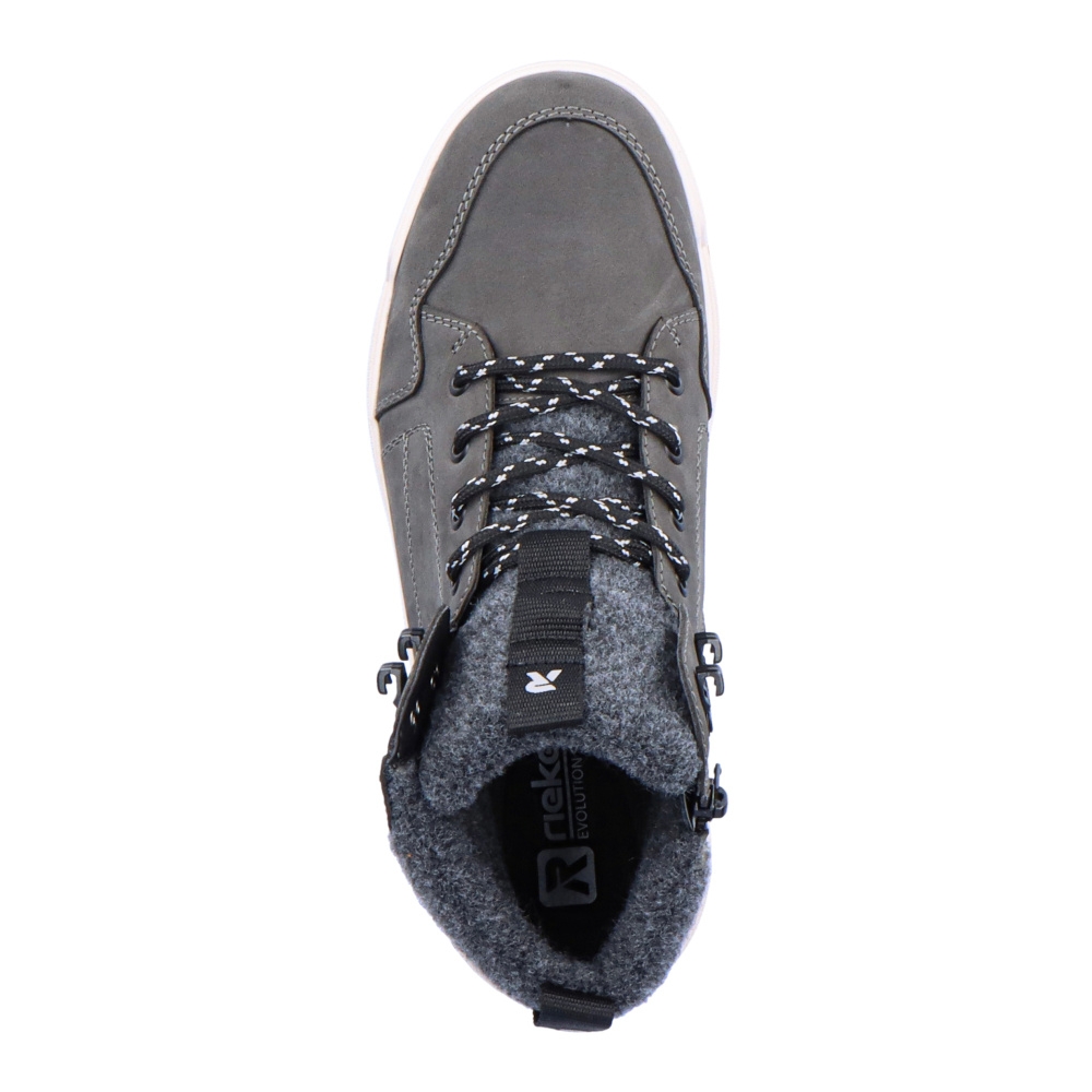 detail Pánská kotníková obuv RIEKER REVOLUTION U0070-42 šedá W3