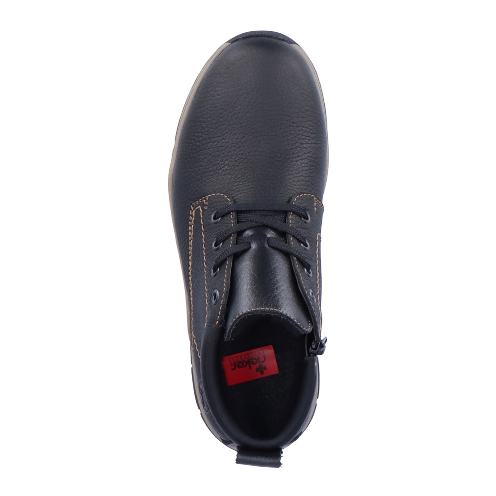 detail Pánská kotníková obuv RIEKER B4301-00 černá W2