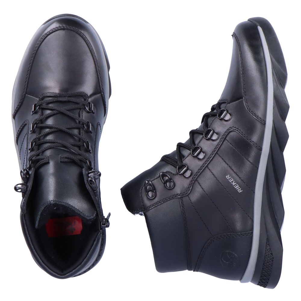 detail Pánská kotníková obuv RIEKER F1601-00 černá W2