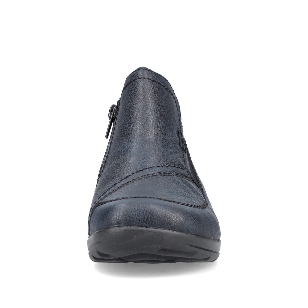 detail Dámská kotníková obuv RIEKER L1866-14 modrá W2