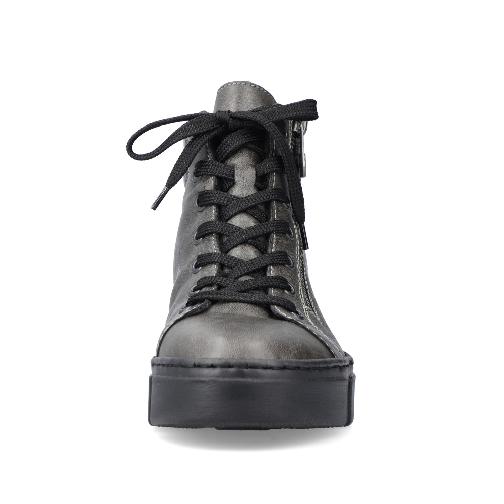 detail Dámská kotníková obuv RIEKER N5909-45 šedá W2