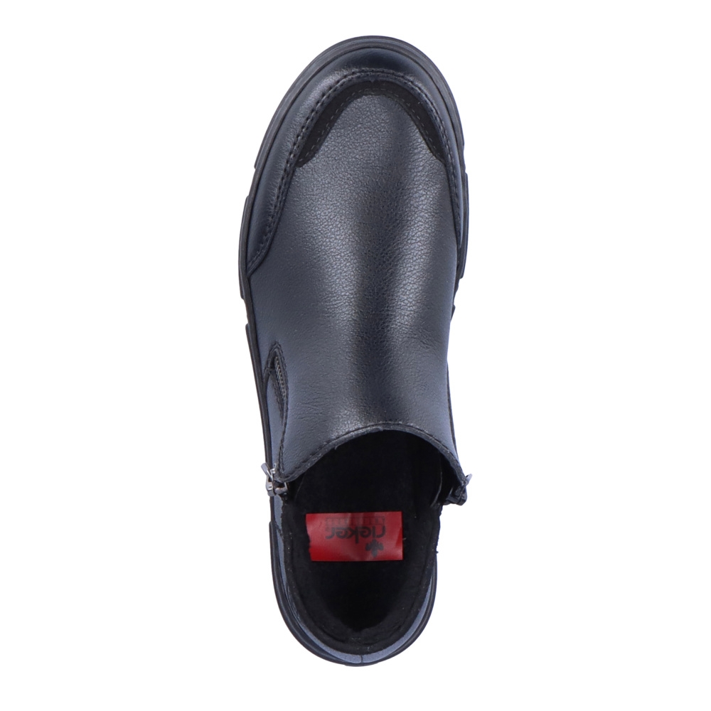 detail Dámská kotníková obuv RIEKER N5951-00 černá W2
