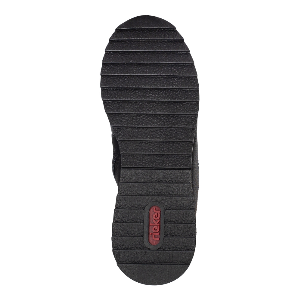 detail Dámská kotníková obuv RIEKER X8002-00 černá W2