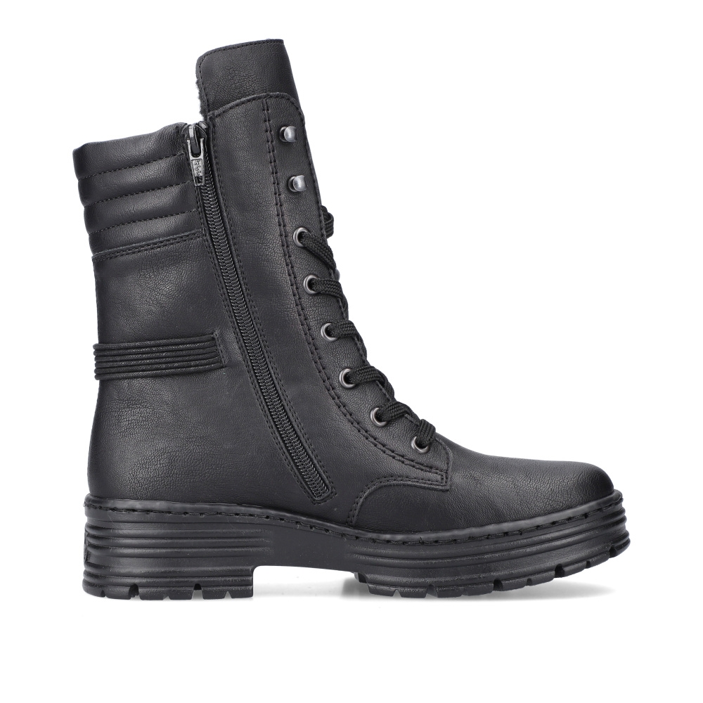 detail Dámská kotníková obuv RIEKER X8521-00 černá W2
